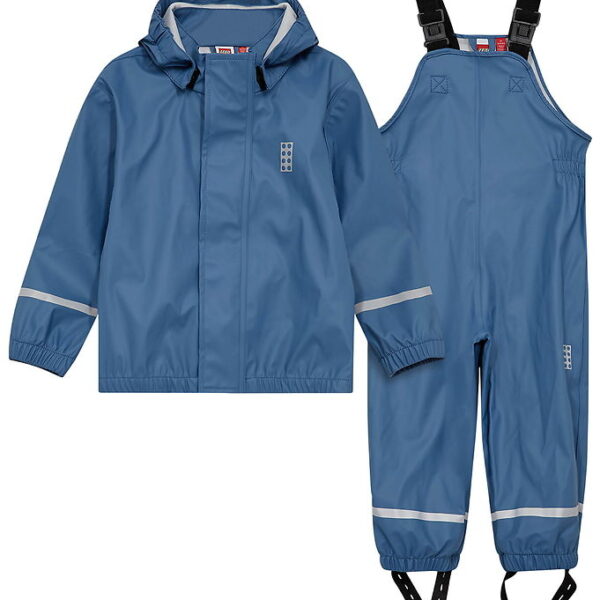 LEGOÂ® Wear Regntøj m. Seler - PU - LWJivan 200 - Blå