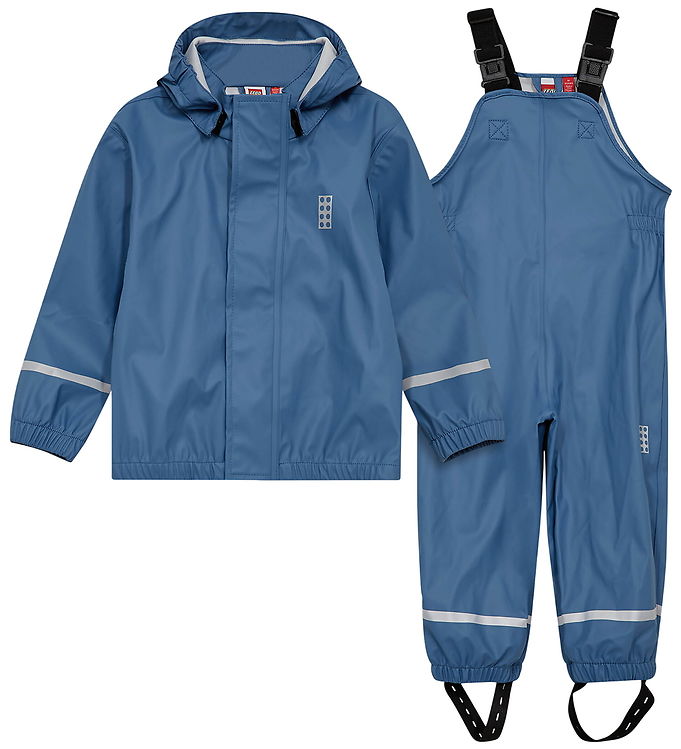 LEGOÂ® Wear Regntøj m. Seler - PU - LWJivan 200 - Blå