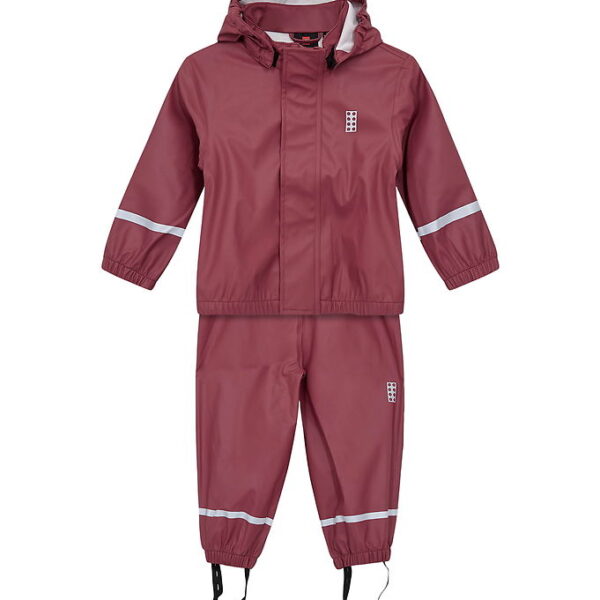 LEGO® Wear Regntøj m. Seler - PU - LWJivan 200 - Mørk Rosa LEGO® Wear Regntøj m. Seler - PU - LWJivan 200 - Mørk Rosa