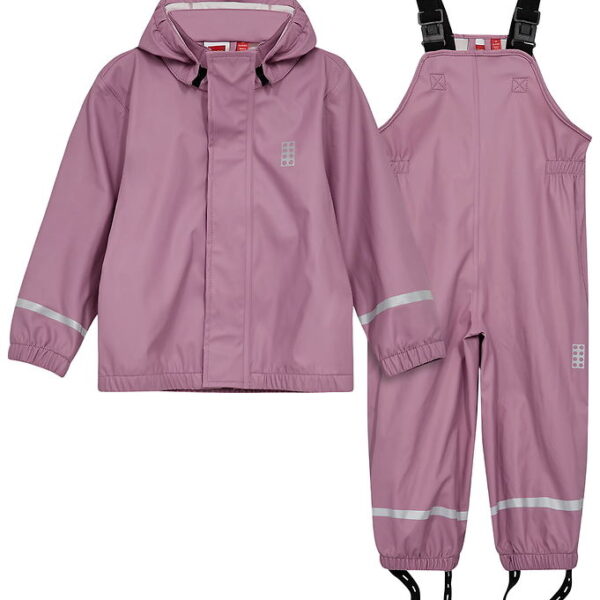 LEGOÂ® Wear Regntøj m. Seler - PU - LWJivan 200 - Rosa