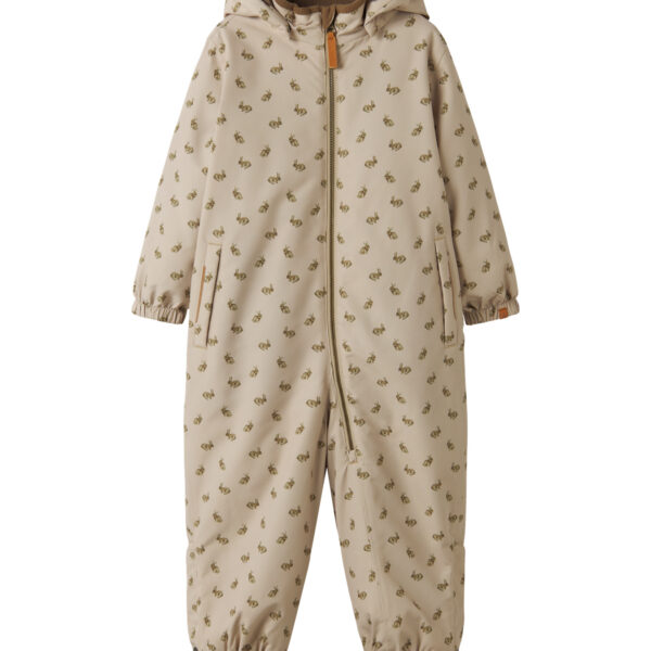 LIL ATELIER Flyverdragt SNOW10 Oxford Tan Rabbit