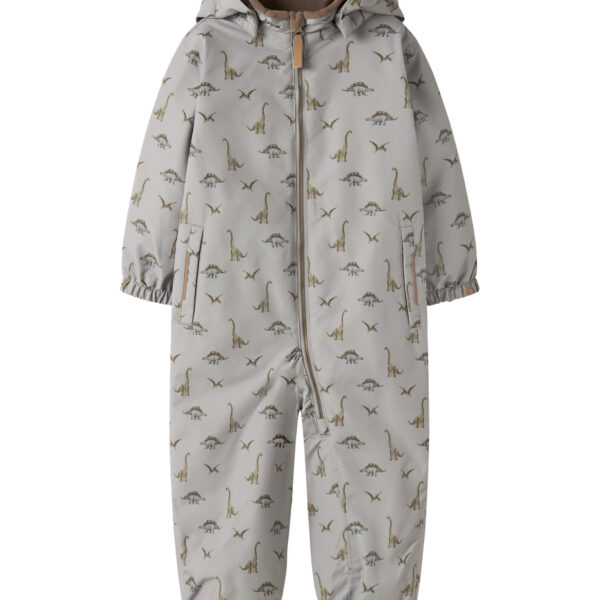 LIL ATELIER Flyverdragt SNOW10 Ultimate Grey Dino