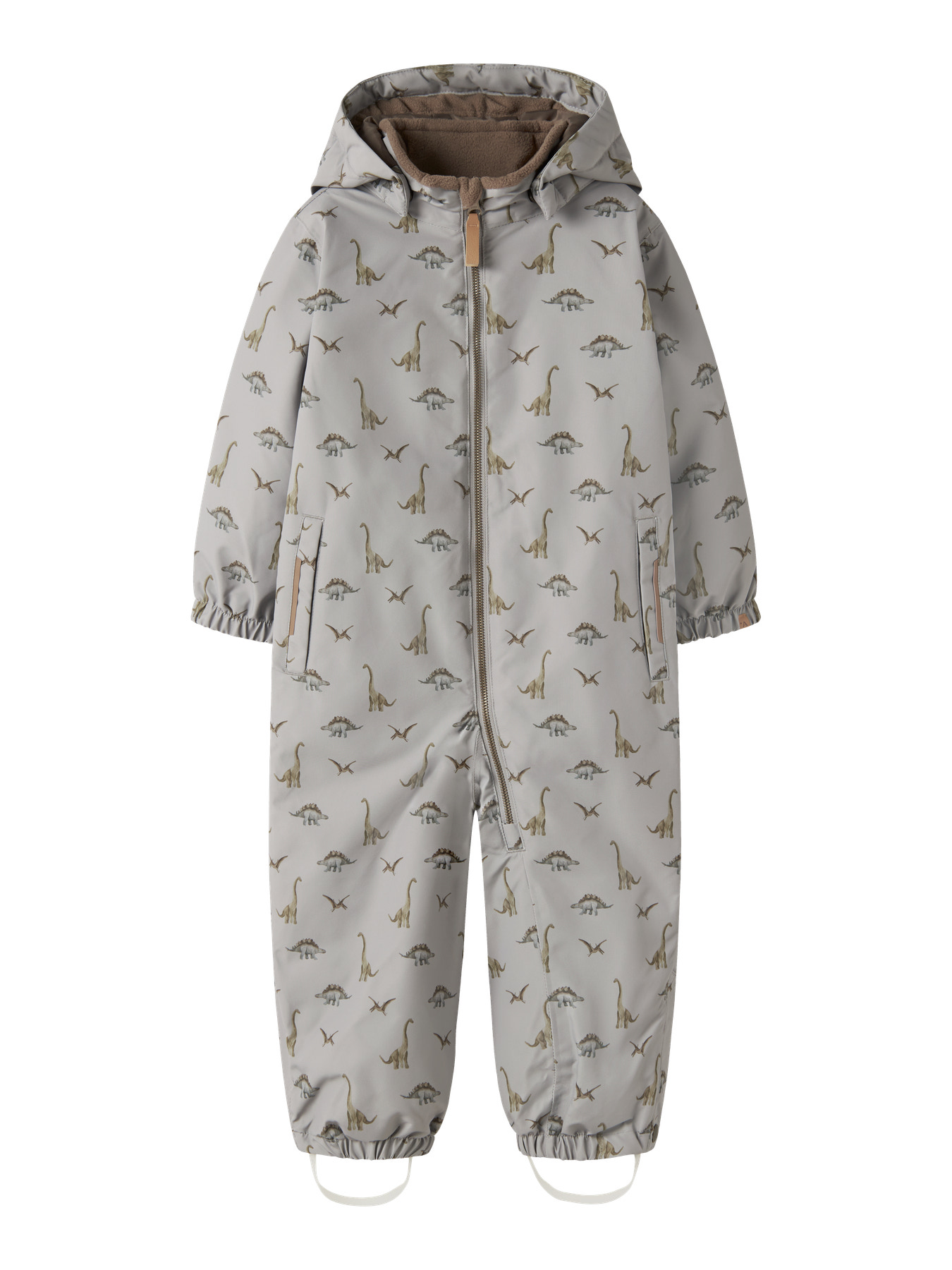 LIL ATELIER Flyverdragt SNOW10 Ultimate Grey Dino