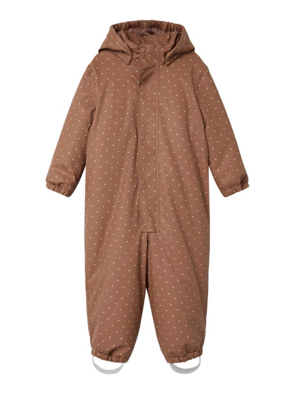 LIL ATELIER Gummi Flyverdragt DRY10 Beaver Fur