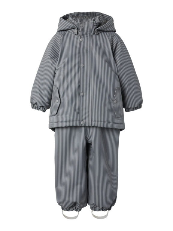 LIL ATELIER Polstret Regntøj DRY10 Ultimate Grey LIL ATELIER Polstret Regntøj DRY10 Ultimate Grey