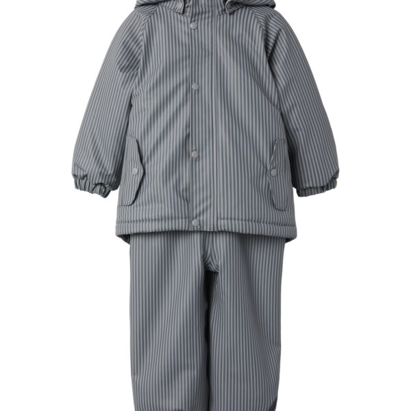 LIL ATELIER Polstret Regntøj DRY10 Ultimate Grey