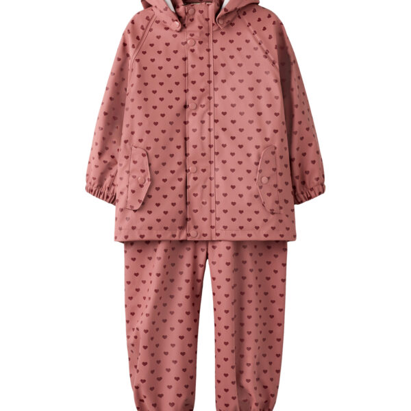 LIL ATELIER Regntøj DRY10 Withered Rose Hearts