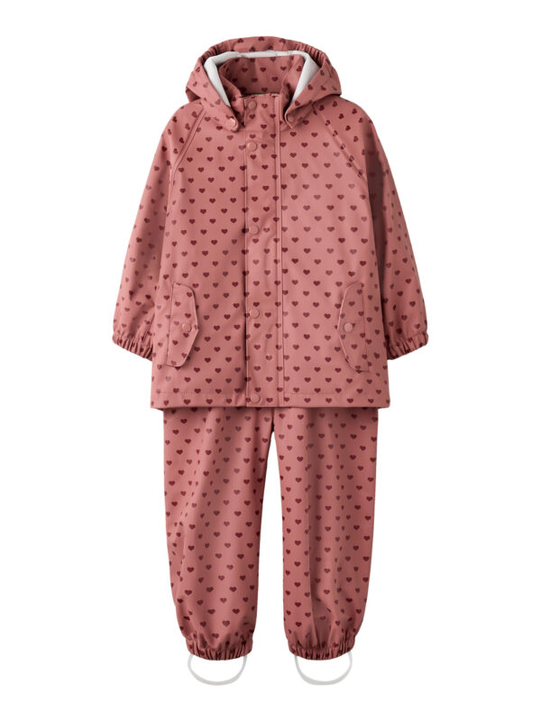 LIL ATELIER Regntøj DRY10 Withered Rose Hearts