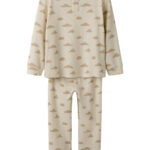 LIL ATELIER Rib Natsæt Gago Turtledove Sky