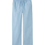LMTD Bukser - NlfKelle - Silver Blue/WHITE STRIPE