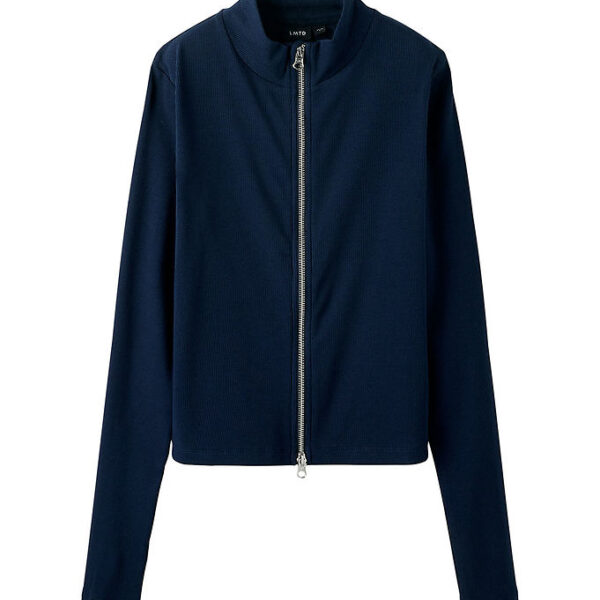 LMTD Cardigan - Rib - NlfHinaja - Navy Blazer