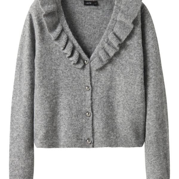 LMTD Flæse Cardigan Reave Light Grey Melange
