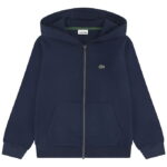 Lacoste Cardigan - LCB Core Fleece Full Zip - Marine