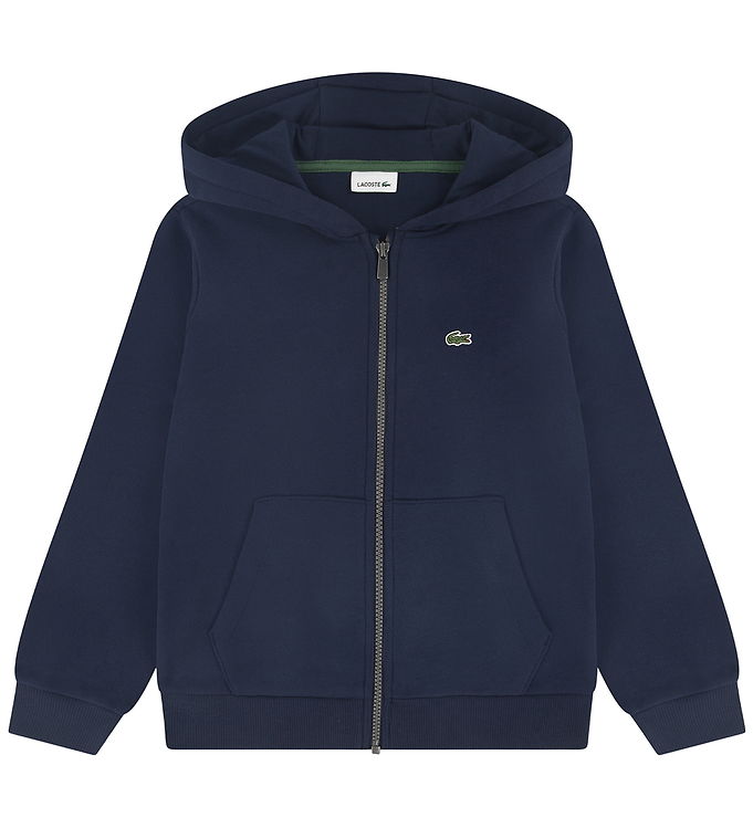 Lacoste Cardigan - LCB Core Fleece Full Zip - Marine