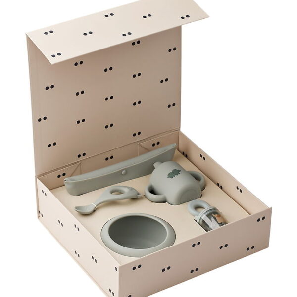 Liewood Baby Spisesæt - Silikone/Tritan - 5 dele - Dove Blue