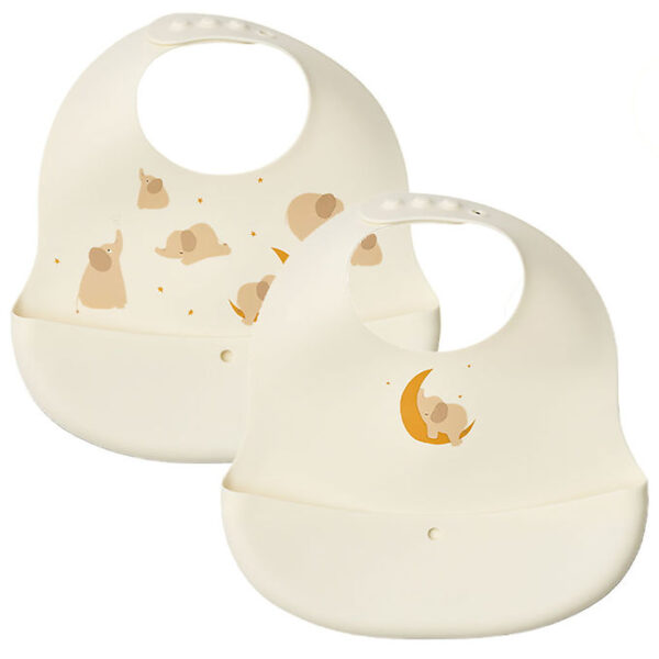 Liewood Hagesmække - Silikone - 2-pak - Ember - Elephant/Creme