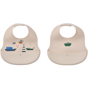 Liewood Hagesmække - Silikone - 2-pak - Ember - Sailing/ Sandy