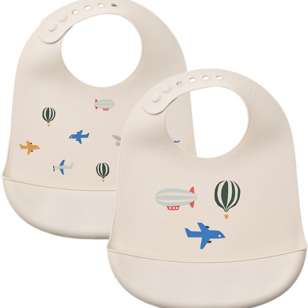 Liewood Hagesmække - Silikone - 2-pak - Tilda - Aviator/Ecru