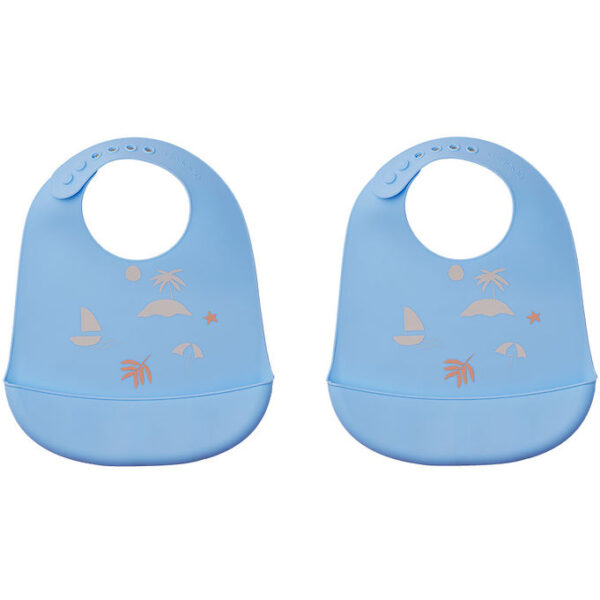 Liewood Hagesmække - Silikone - 2-pak - Tilda - Seaside Sky Blue
