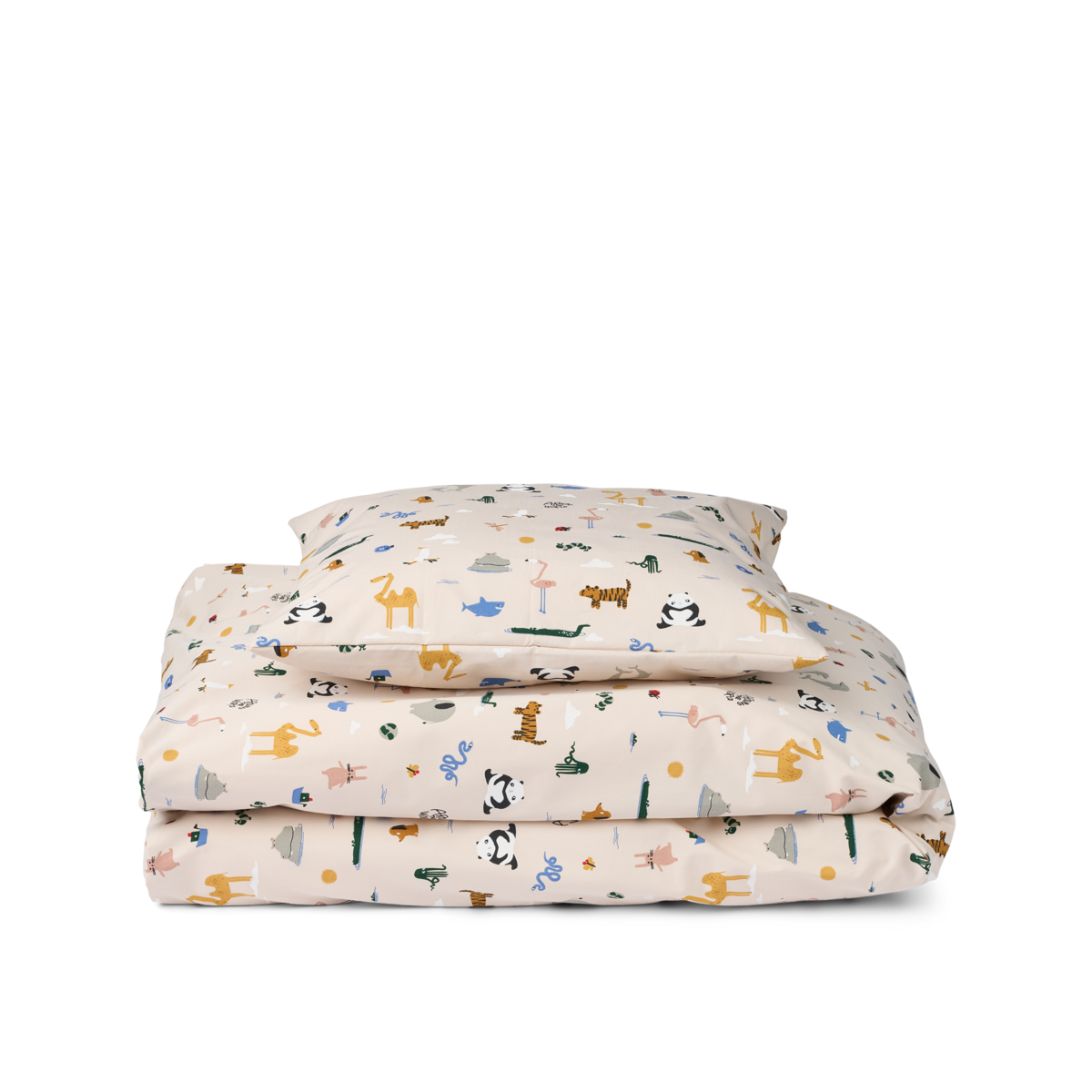 Liewood Ingeborg Junior Sengetøj - Around the world/Sandy