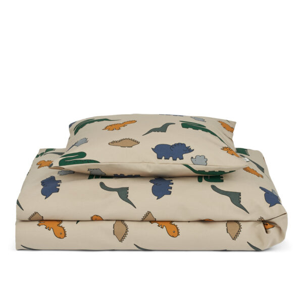 Liewood Ingeborg Junior Sengetøj - Dinosaurs / Mist