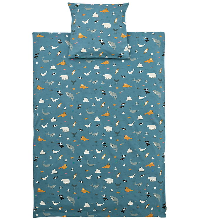 Liewood Sengetøj - Carmen - Baby - Arctic Sea/Ocean View