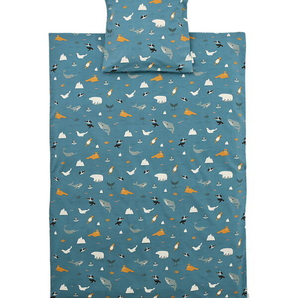 Liewood Sengetøj - Ingeborg - Junior - Arctic Sea/Ocean view