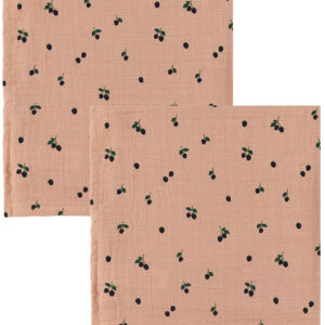 Liewood Stofbleer - Musselin - 2-Pak - Lewis - Mini Berry/Pale T