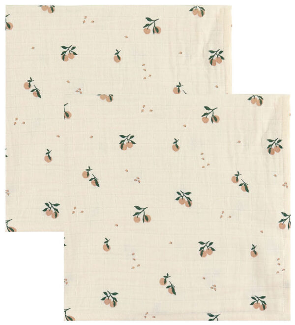 Liewood Stofbleer - Musselin - 2-pak - 65x65 cm - Lewis - Peach