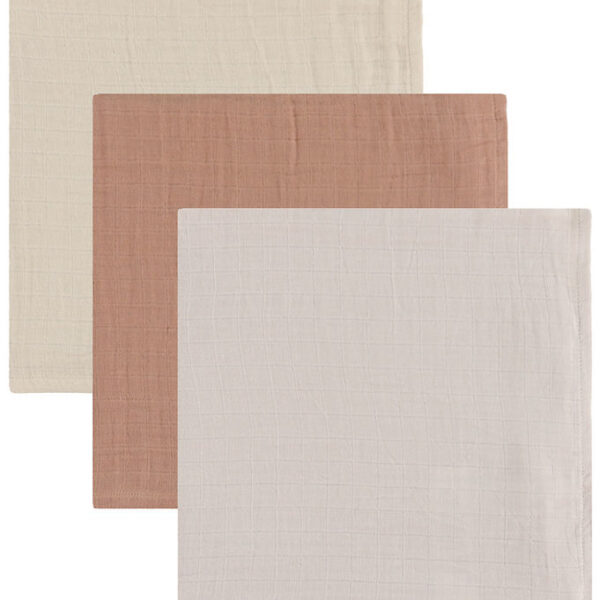Liewood Stofbleer - Musselin - 3-pak - 65x65 cm - Lewis - Tuscan