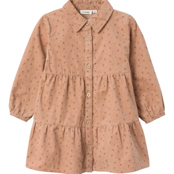 Lil Atelier Alva Loose Dress - Nougat - 92 cm