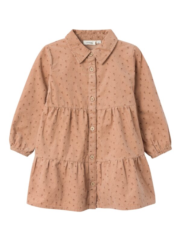 Lil Atelier Alva Loose Dress - Nougat - 92 cm Lil Atelier Alva Loose Dress - Nougat - 92 cm