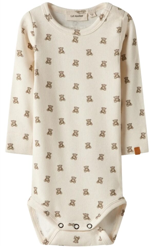 Lil Atelier Body - NbnGavo - Turtledove Teddy Bear