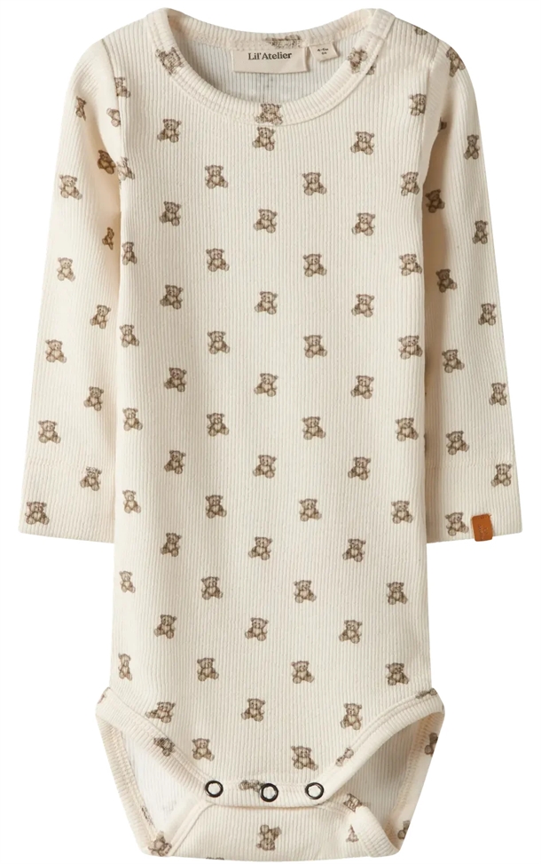 Lil Atelier Body - NbnGavo - Turtledove Teddy Bear