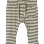Lil Atelier Bukser - Rib - NbmGago - Noos - Fog/Agave Green