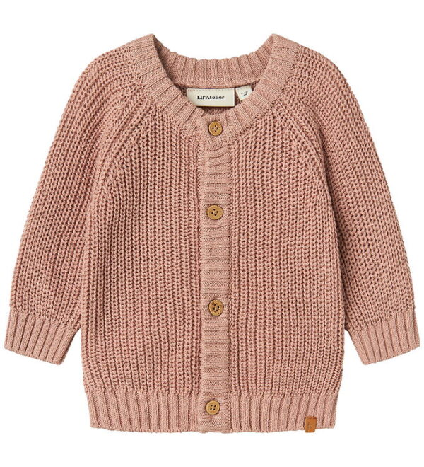 Lil Atelier Cardigan - Noos - Strik - NbnEmlen - Misty Rose