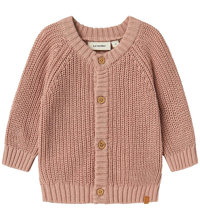 Lil Atelier Cardigan - Noos - Strik - NbnEmlen - Misty Rose