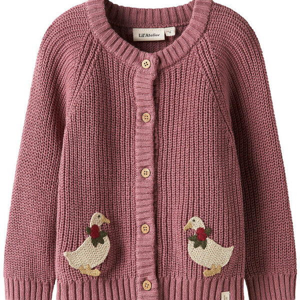 Lil Atelier Cardigan - Strik - NmfEmlen - Nostalgia Rose