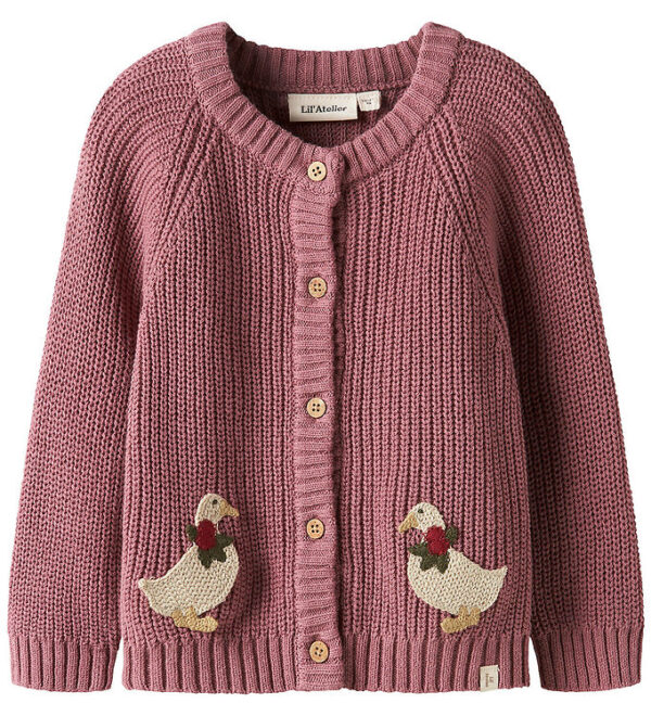 Lil Atelier Cardigan - Strik - NmfEmlen - Nostalgia Rose