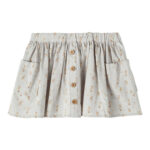 Lil Atelier Daisy Loose Skirt - Harbor Mist - 92 cm