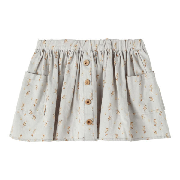 Lil Atelier Daisy Loose Skirt - Harbor Mist - 92 cm