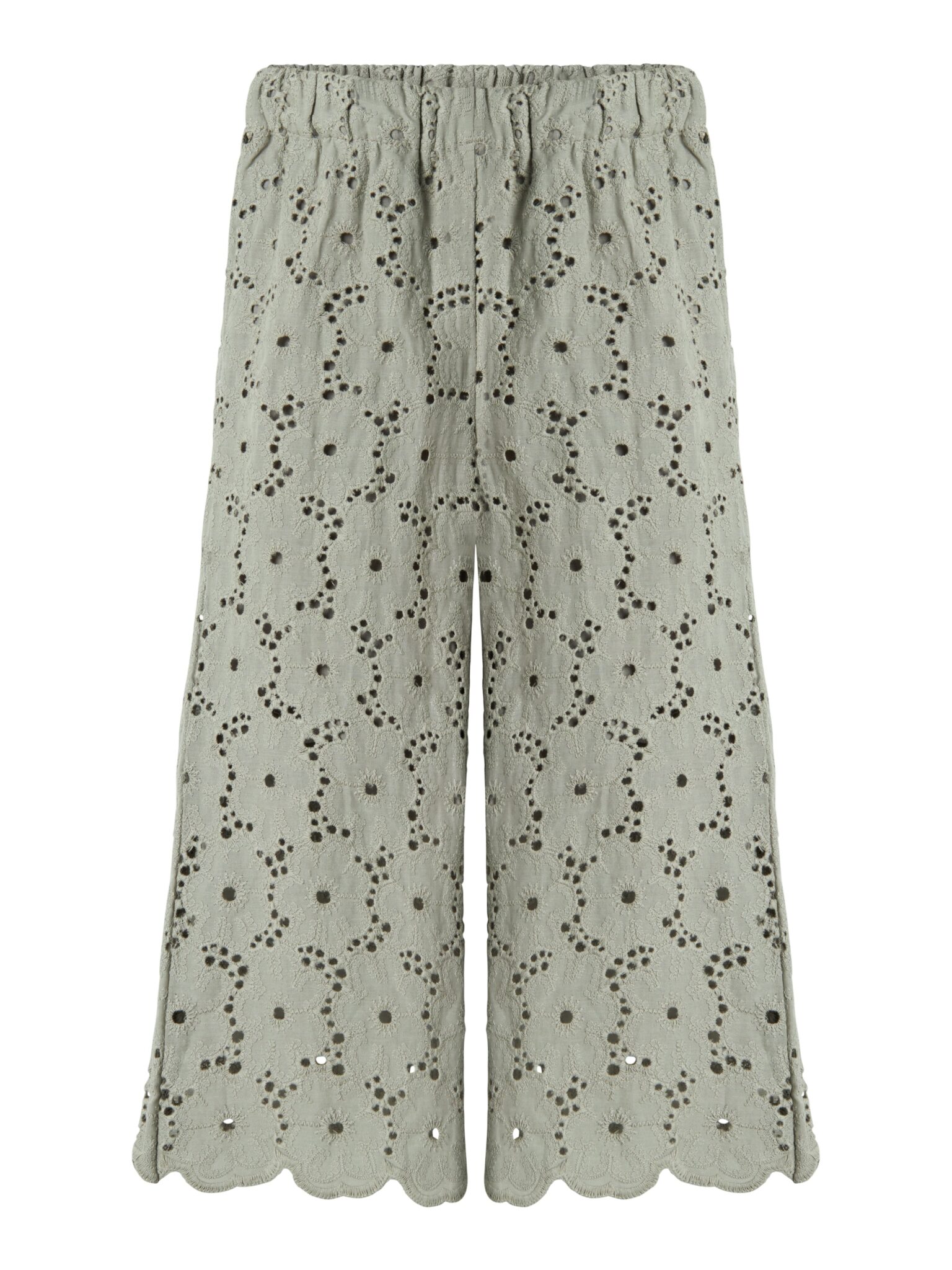 Lil Atelier Dally Wide Pants - Forest Fog - 92 cm