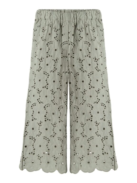 Lil Atelier Dally Wide Pants - Forest Fog - 92 cm