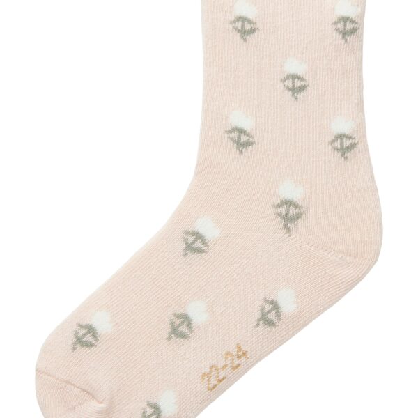 Lil Atelier Darlene Socks - Peach Whip - 19/21