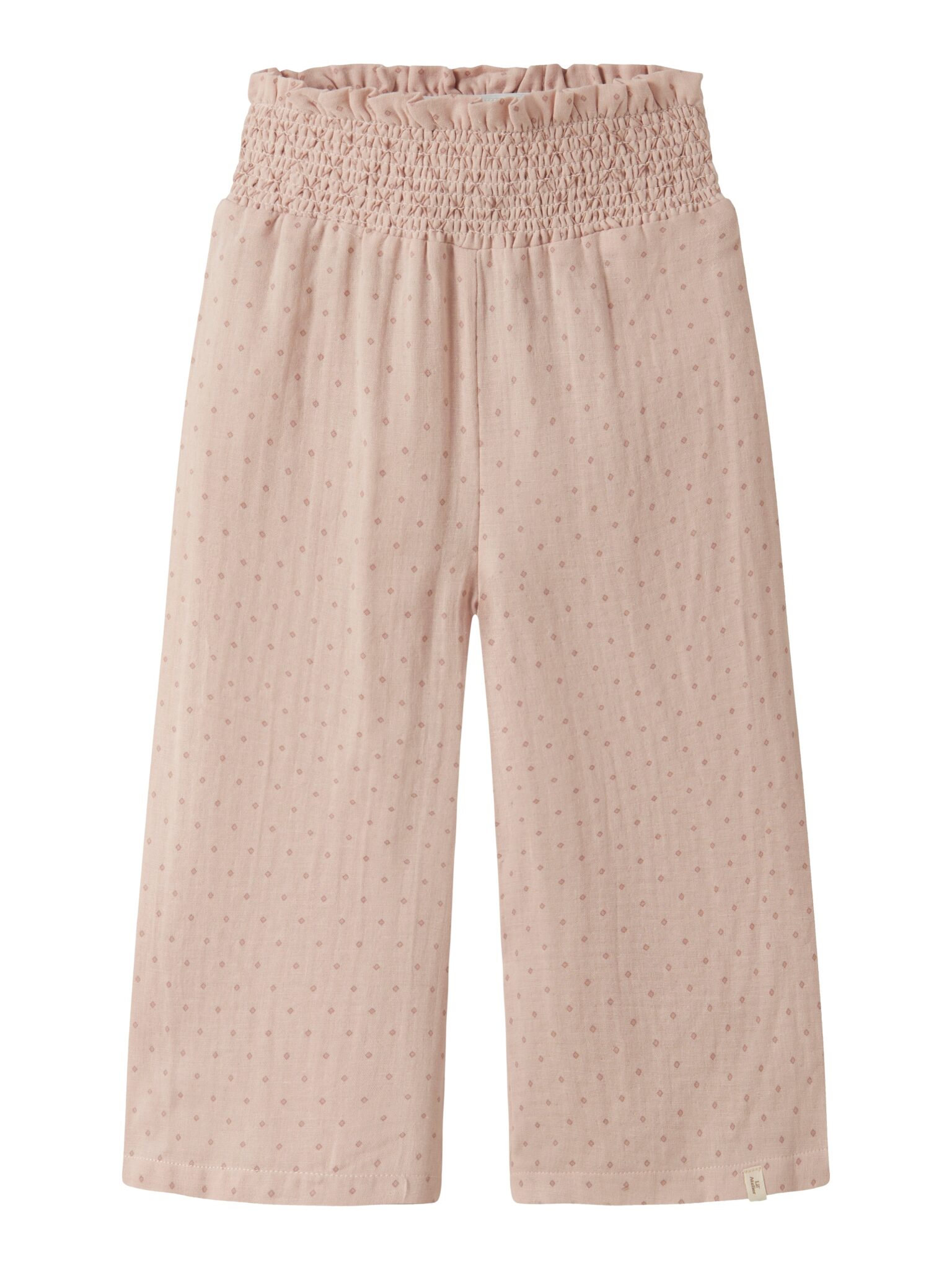 Lil Atelier Dembe Wide Pants - Peach Whip - 92 cm