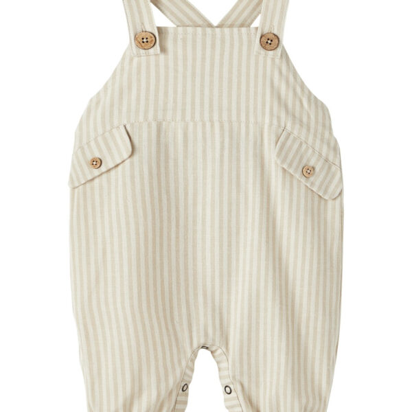 Lil Atelier Diogo Loose Overall - Turtledove - 56 cm