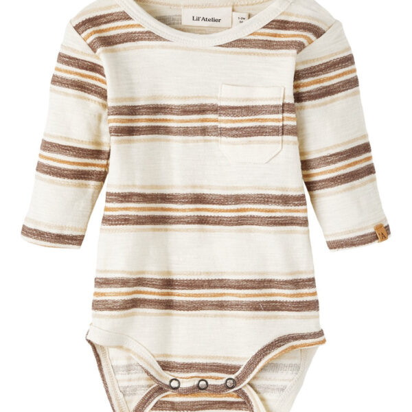 Lil Atelier Dodo LS Body - Turtledove - 56 cm