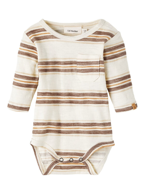 Lil Atelier Dodo LS Body - Turtledove - 56 cm