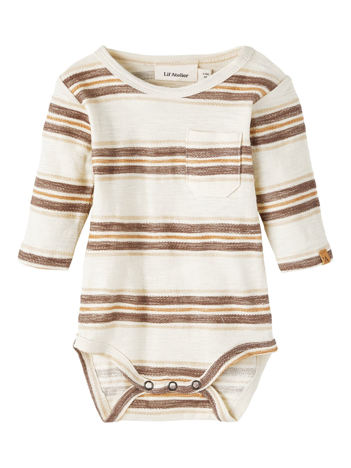 Lil Atelier Dodo LS Body - Turtledove - 56 cm