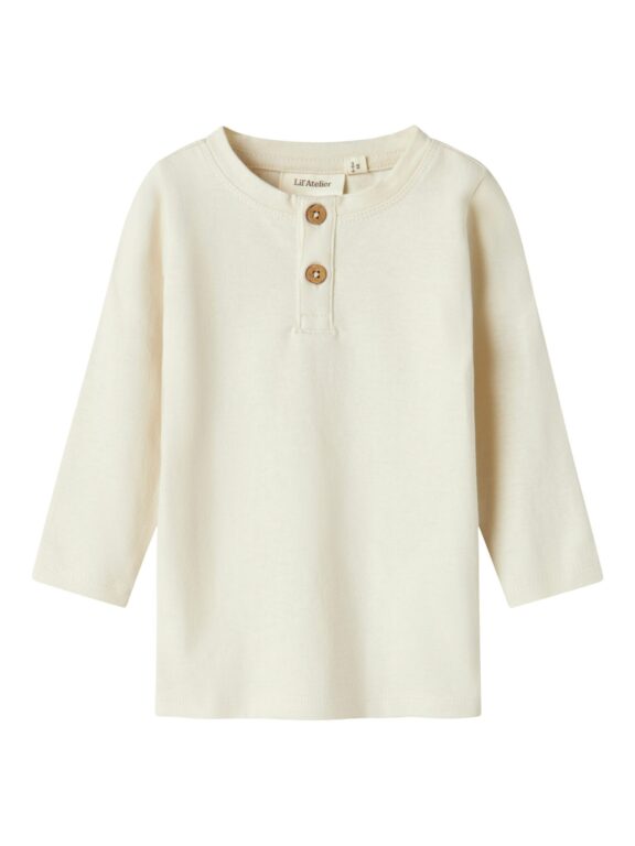 Lil Atelier Dolan LS Top - Turtledove - 56 cm